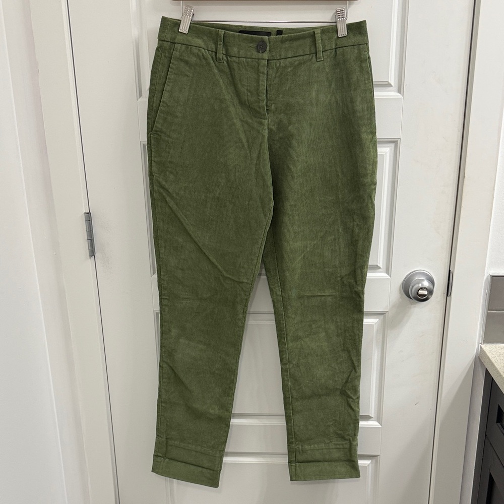 Wildfang Olive Green The Essential Corduroy Trousers Size 0